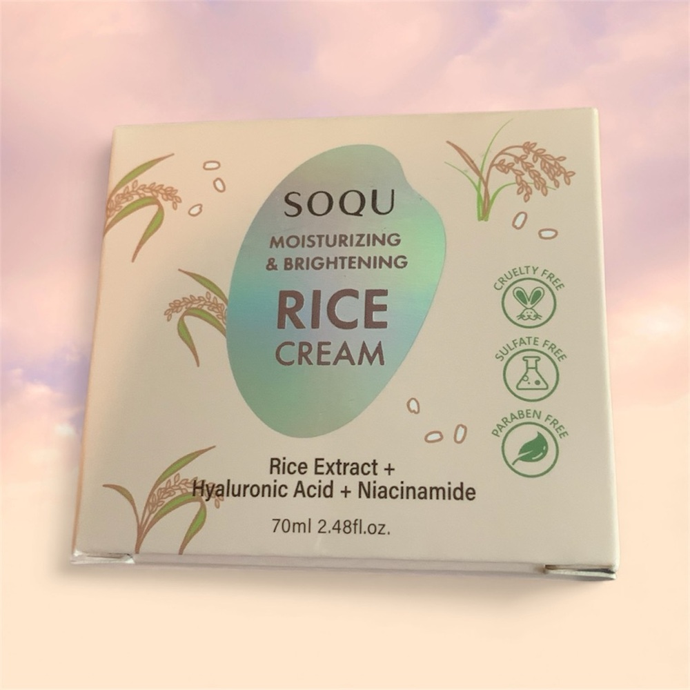 Moisturizing & Brightening Rice Cream - White